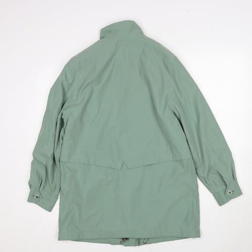 Marks and Spencer Womens Green Jacket Size 8 Button