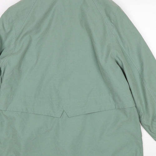 Marks and Spencer Womens Green Jacket Size 8 Button