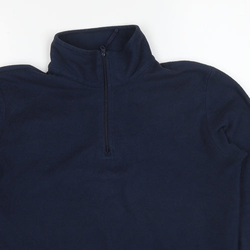 Mountain Warehouse Mens Blue Polyester Pullover Sweatshirt Size XS