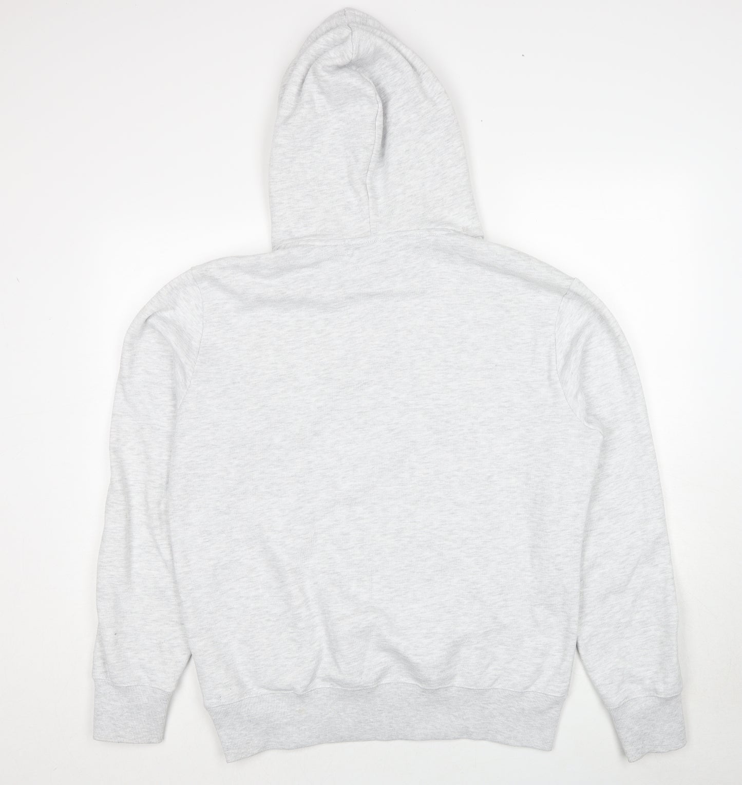 Superdry Mens Grey Cotton Pullover Hoodie Size XL