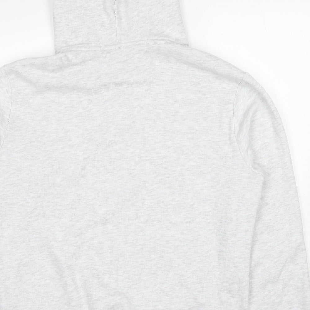 Superdry Mens Grey Cotton Pullover Hoodie Size XL