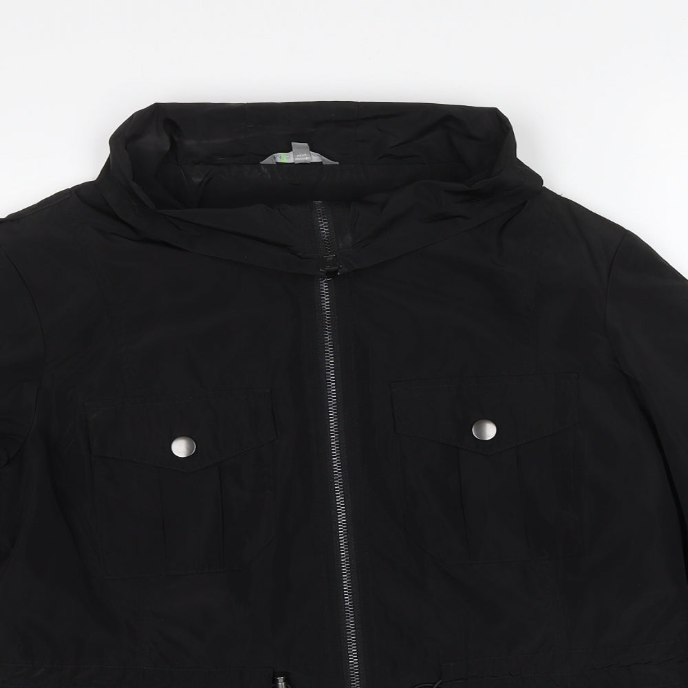 Marks and Spencer Womens Black Jacket Size 14 Zip