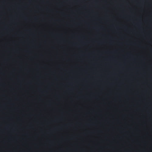 Sand Stone Womens Blue Cotton Basic T-Shirt Size M Round Neck