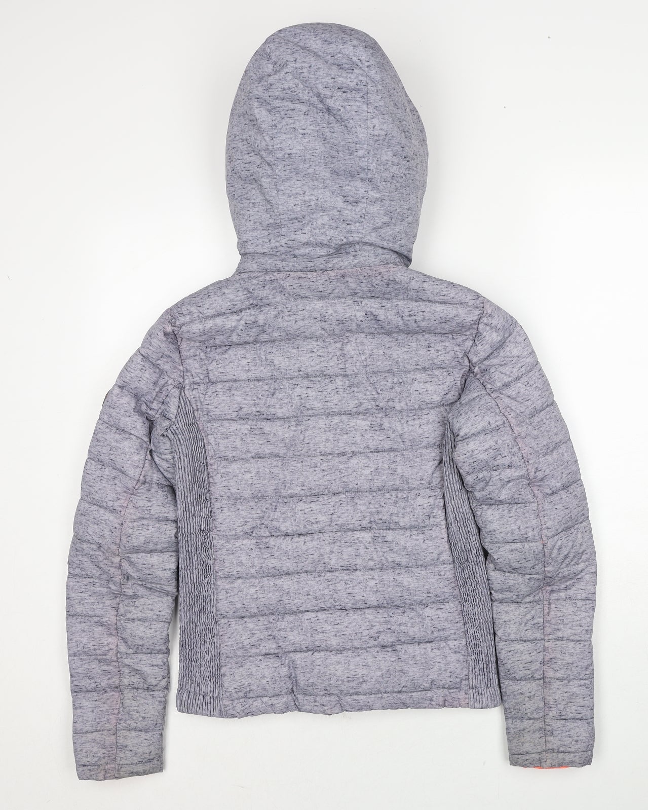 Superdry Womens Grey Puffer Jacket Jacket Size 8 Zip