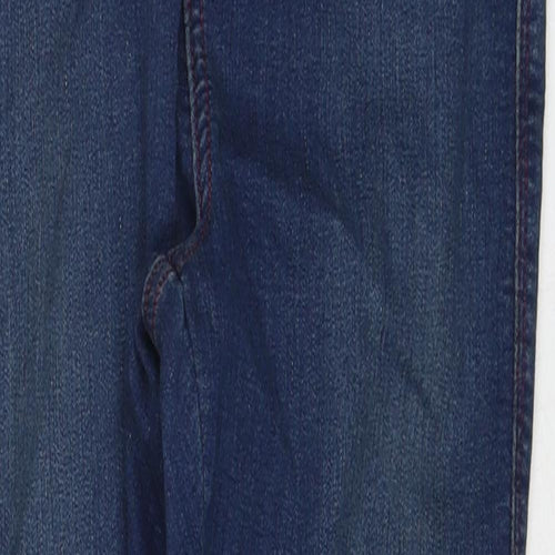 ASOS Womens Blue Cotton Skinny Jeans Size 28 in L32 in Regular Zip