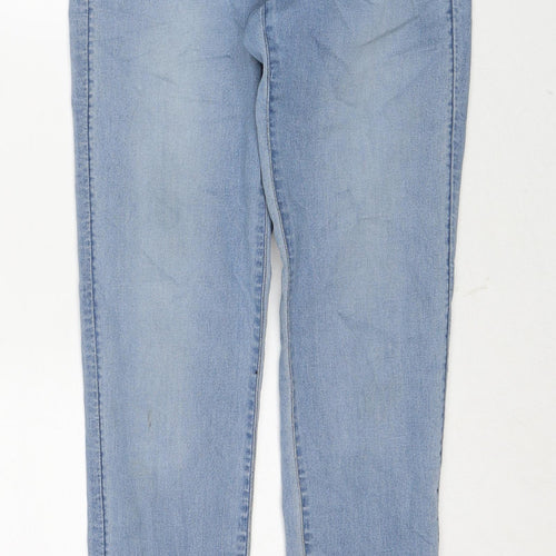 H&M Womens Blue Cotton Skinny Jeans Size 29 in L32 in Regular Zip
