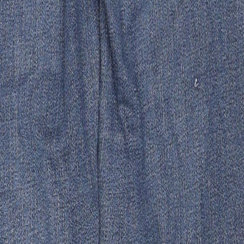 Levi's Womens Blue Cotton Straight Jeans Size 26 in L32 in Regular Zip