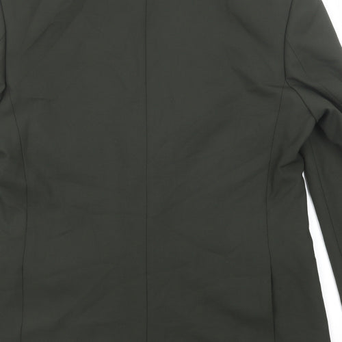 Marks and Spencer Mens Green Polyester Jacket Suit Jacket Size 40 Regular