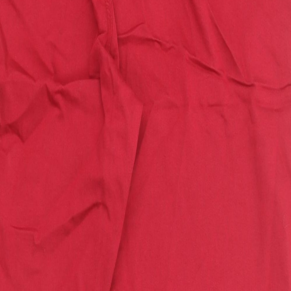 Marks and Spencer Womens Red Cotton Jegging Jeans Size 20 Regular