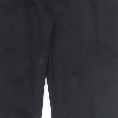 Marks and Spencer Mens Black Cotton Skinny Jeans Size 34 in L33 in Slim Zip