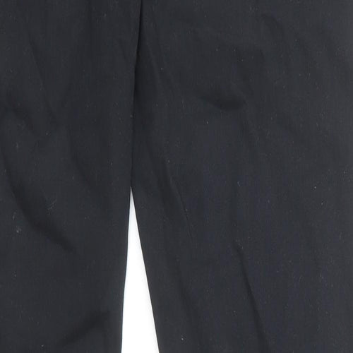 Marks and Spencer Mens Black Cotton Skinny Jeans Size 34 in L33 in Slim Zip
