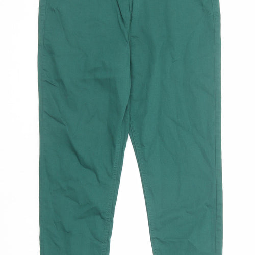 Marks and Spencer Womens Green Cotton Jegging Jeans Size 16 Regular
