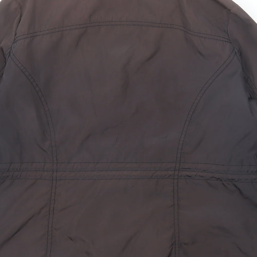 Maine New England Womens Brown Jacket Size 14 Zip