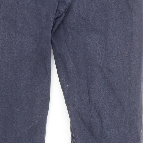 H&M Mens Blue Cotton Skinny Jeans Size 32 in Regular Zip