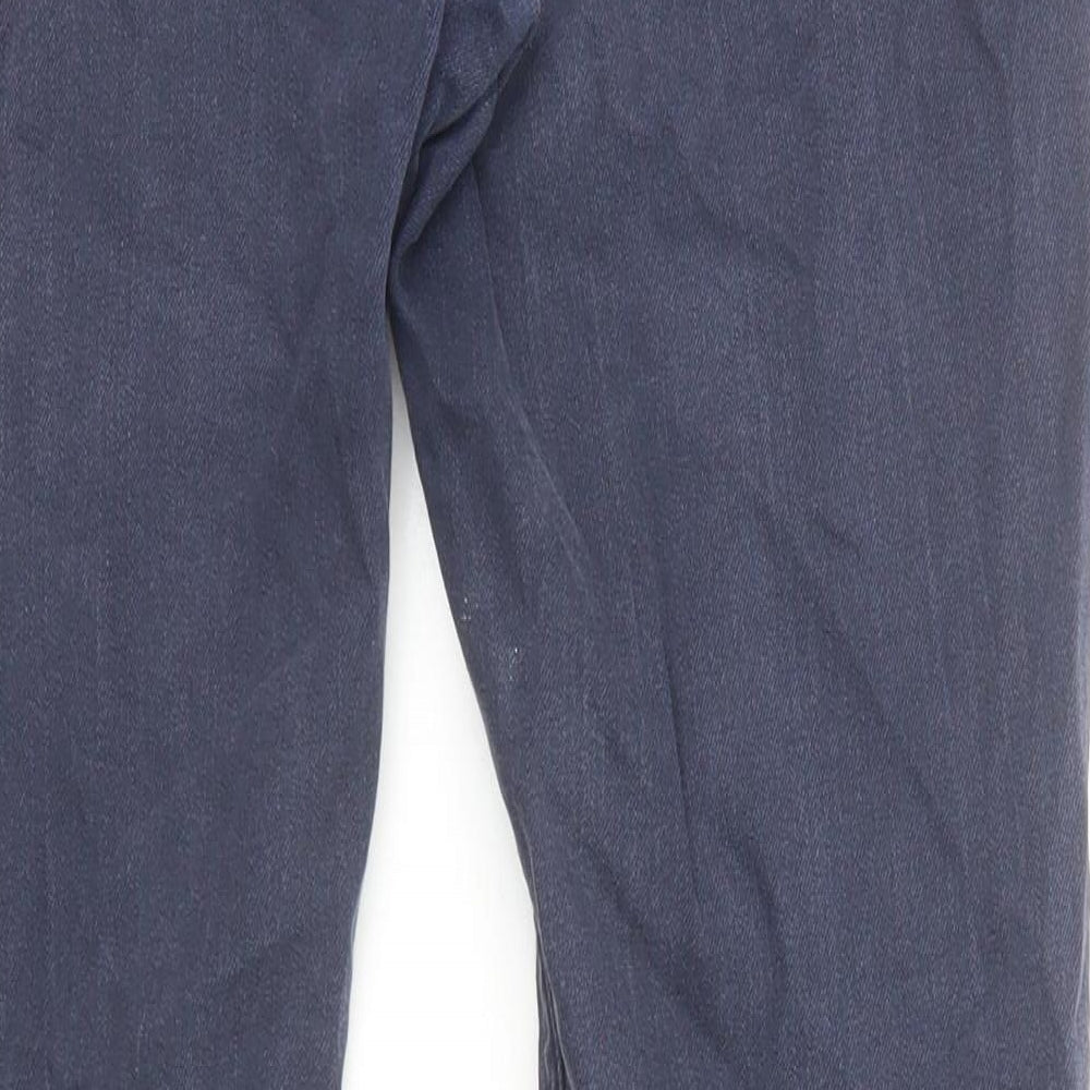H&M Mens Blue Cotton Skinny Jeans Size 32 in Regular Zip