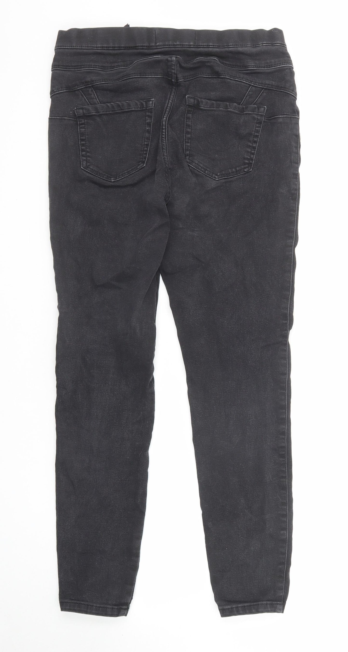 NEXT Womens Black Cotton Jegging Jeans Size 14 Regular