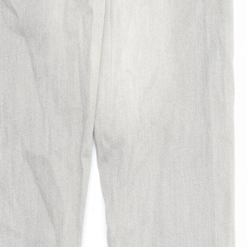 H&M Mens Grey Cotton Skinny Jeans Size 31 in L32 in Slim Zip
