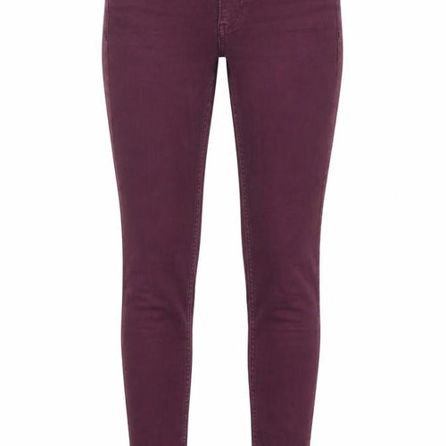 Oasis Womens Purple Cotton Skinny Jeans Size 8 Regular Zip