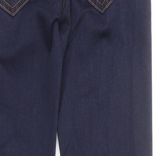HUGO BOSS Boys Blue Cotton Skinny Jeans Size 16 Years Regular Zip