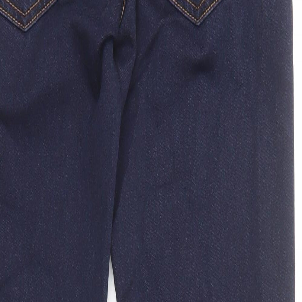 HUGO BOSS Boys Blue Cotton Skinny Jeans Size 16 Years Regular Zip