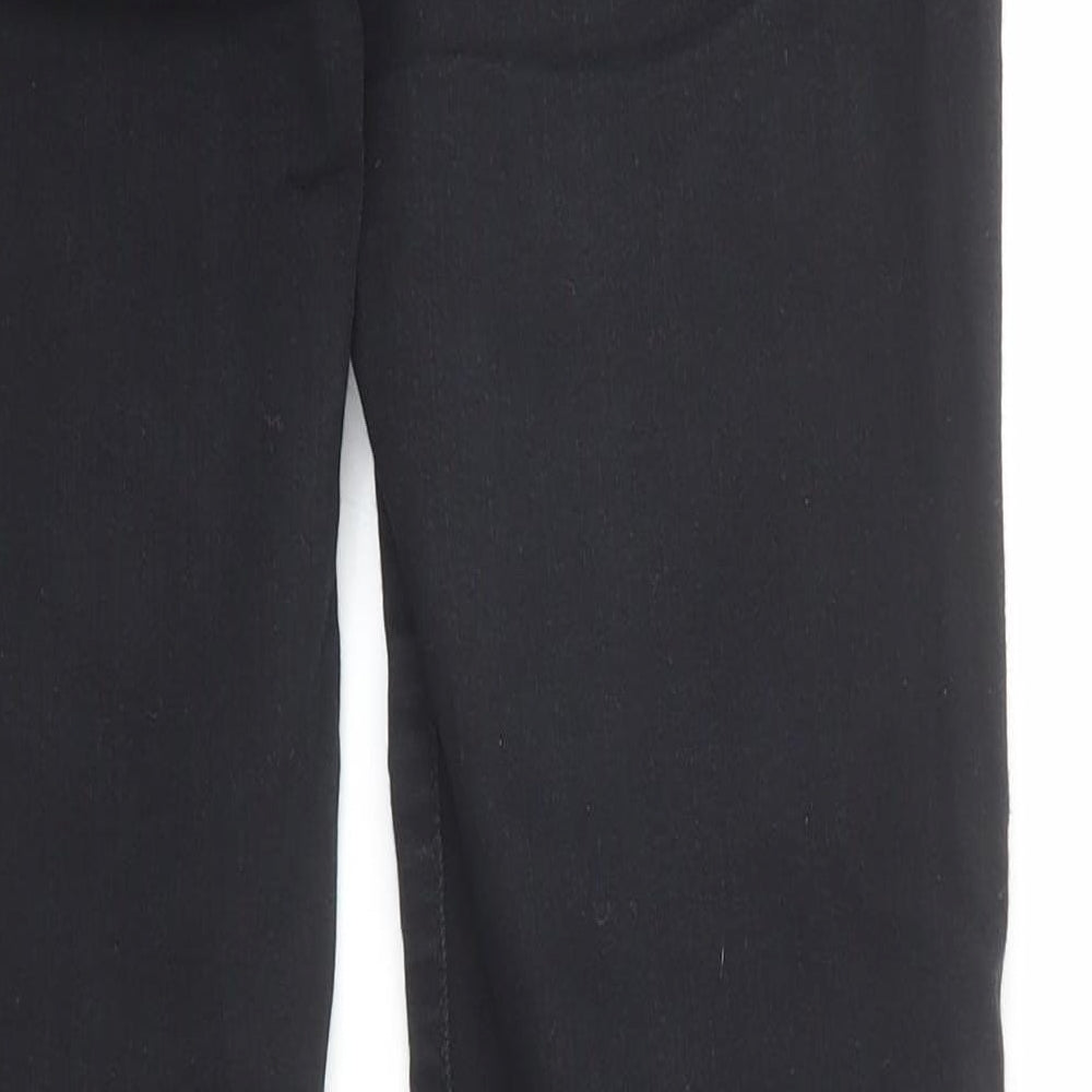 NEXT Womens Black Cotton Skinny Jeans Size 12 Slim Zip