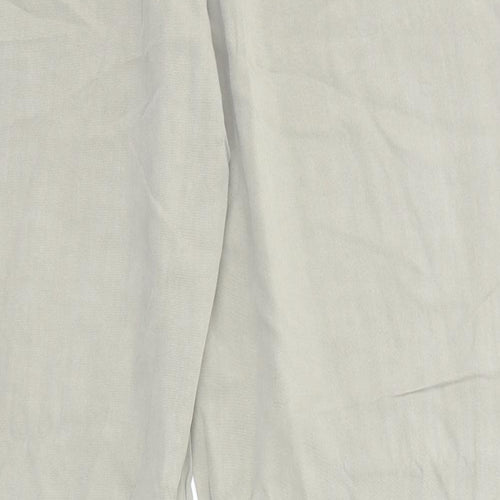 H&M Womens Green Viscose Sweatpants Trousers Size 10 Regular Drawstring