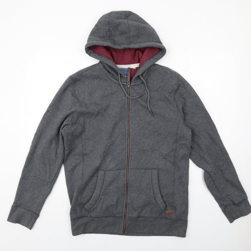 MANTARAY PRODUCTS Mens Grey Cotton Pullover Hoodie Size M