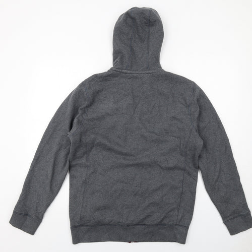 MANTARAY PRODUCTS Mens Grey Cotton Pullover Hoodie Size M