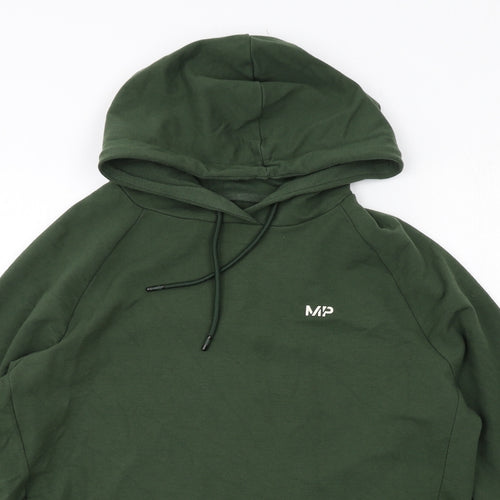 Myprotein Mens Green Cotton Pullover Hoodie Size L