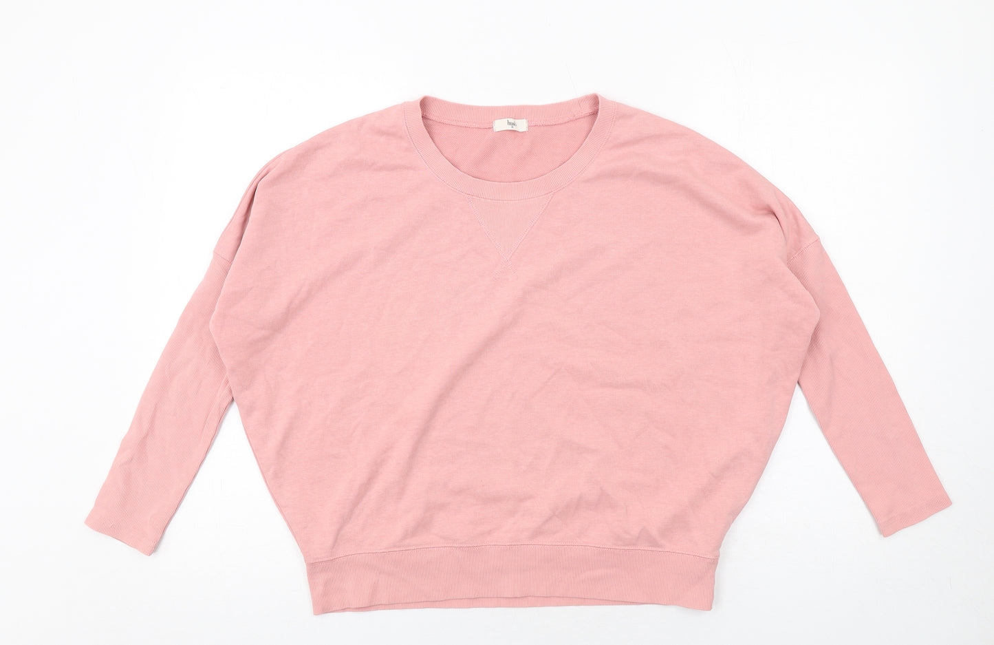 Hush Womens Pink Cotton Pullover Sweatshirt Size XS Pullover