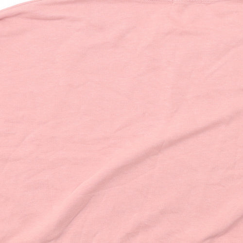 Hush Womens Pink Cotton Pullover Sweatshirt Size XS Pullover