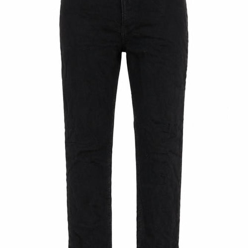 Bershka Womens Black Cotton Straight Jeans Size 10 Regular Zip