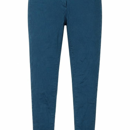 Marks and Spencer Womens Blue Cotton Skinny Jeans Size 8 Regular Zip