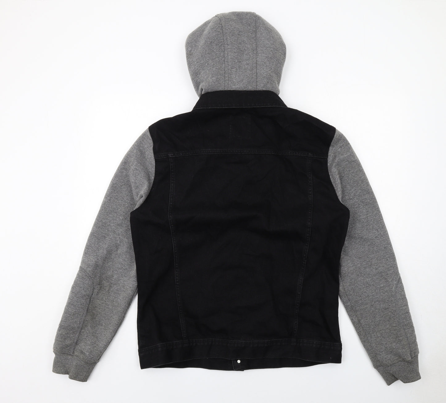 River Island Mens Black Jacket Size L Button