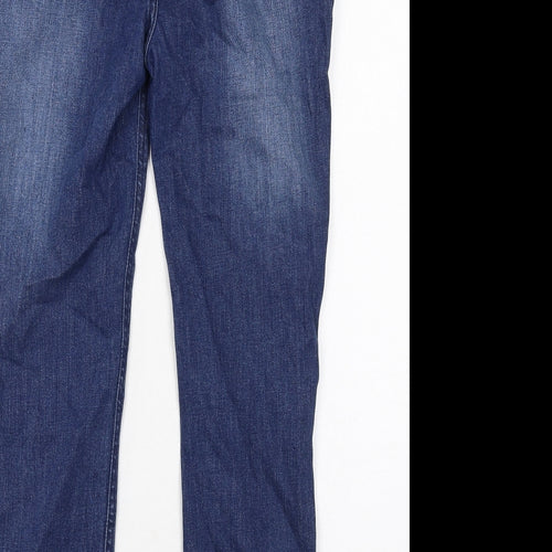 PRETTYLITTLETHING Womens Blue Cotton Skinny Jeans Size 10 Regular Zip