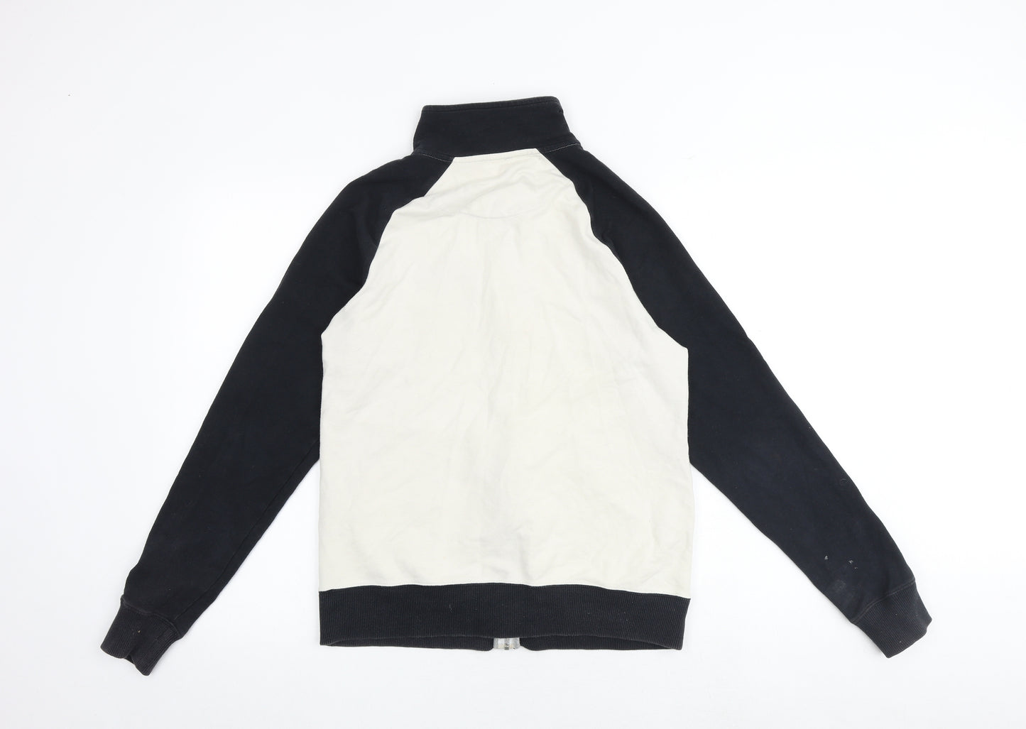 Nike Womens Multicoloured Colourblock 100% Cotton Full Zip Sweatshirt Size L Zip