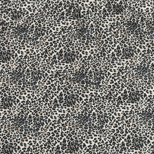 French Connection Womens Multicoloured Animal Print Polyester Basic Button-Up Size 8 Collared - Leopard Print