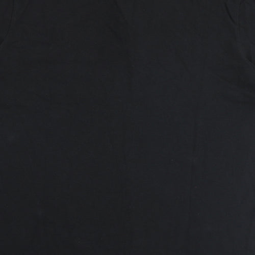 adidas Mens Black 100% Cotton Polo Size XL Collared Button