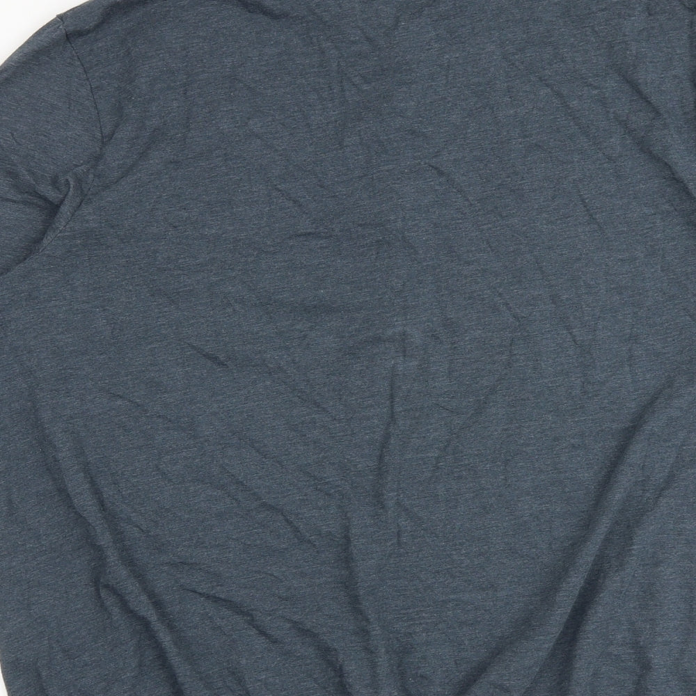 Cotton Traders Womens Grey Cotton Basic Polo Size 18 Collared