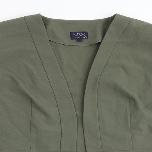 Marks and Spencer Womens Green Jacket Blazer Size 16