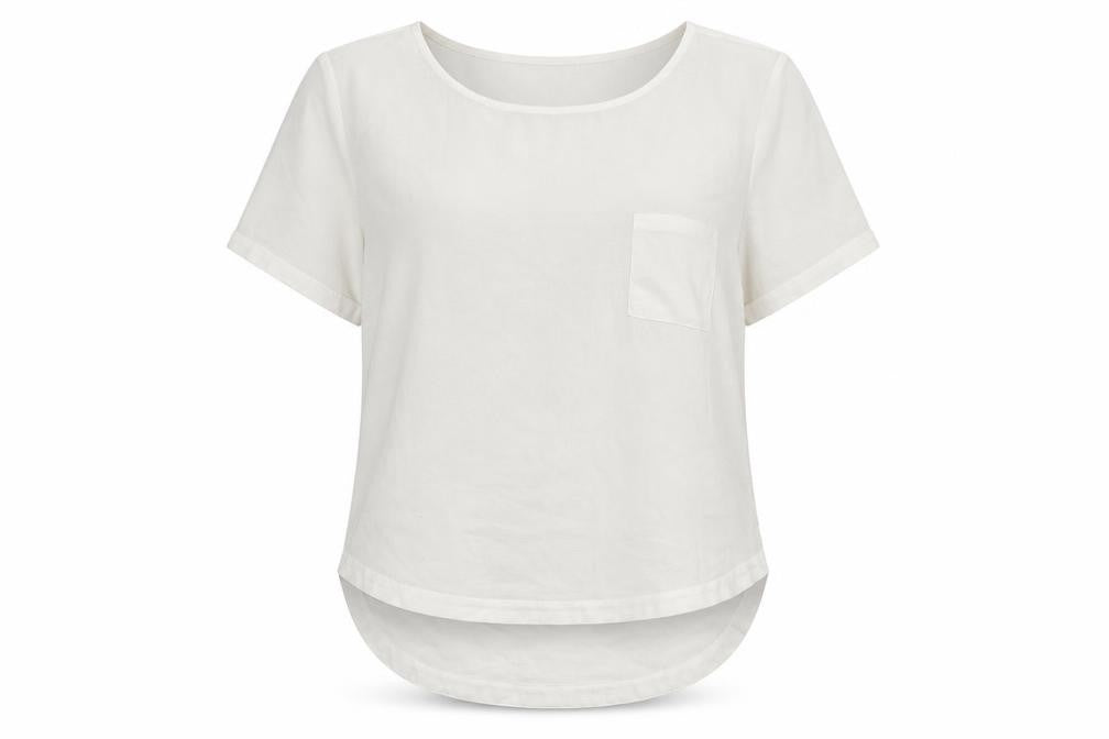 Mango Womens White Polyester Basic Blouse Size S Boat Neck