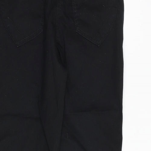 Michelle Womens Black Cotton Straight Jeans Size 29 in Regular Zip