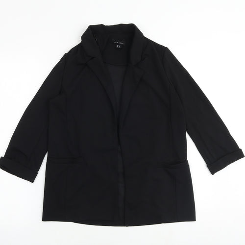 New Look Womens Black Jacket Blazer Size 10