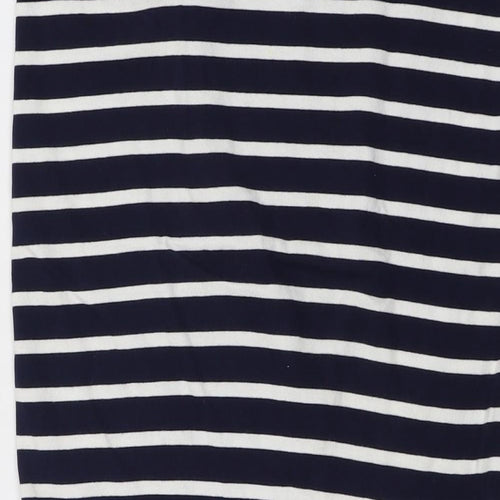 Gap Womens Blue Striped Cotton Straight & Pencil Skirt Size M
