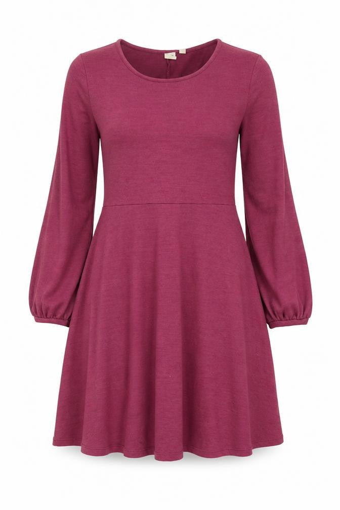 Gap Womens Purple Polyester Fit & Flare Size M Round Neck Pullover