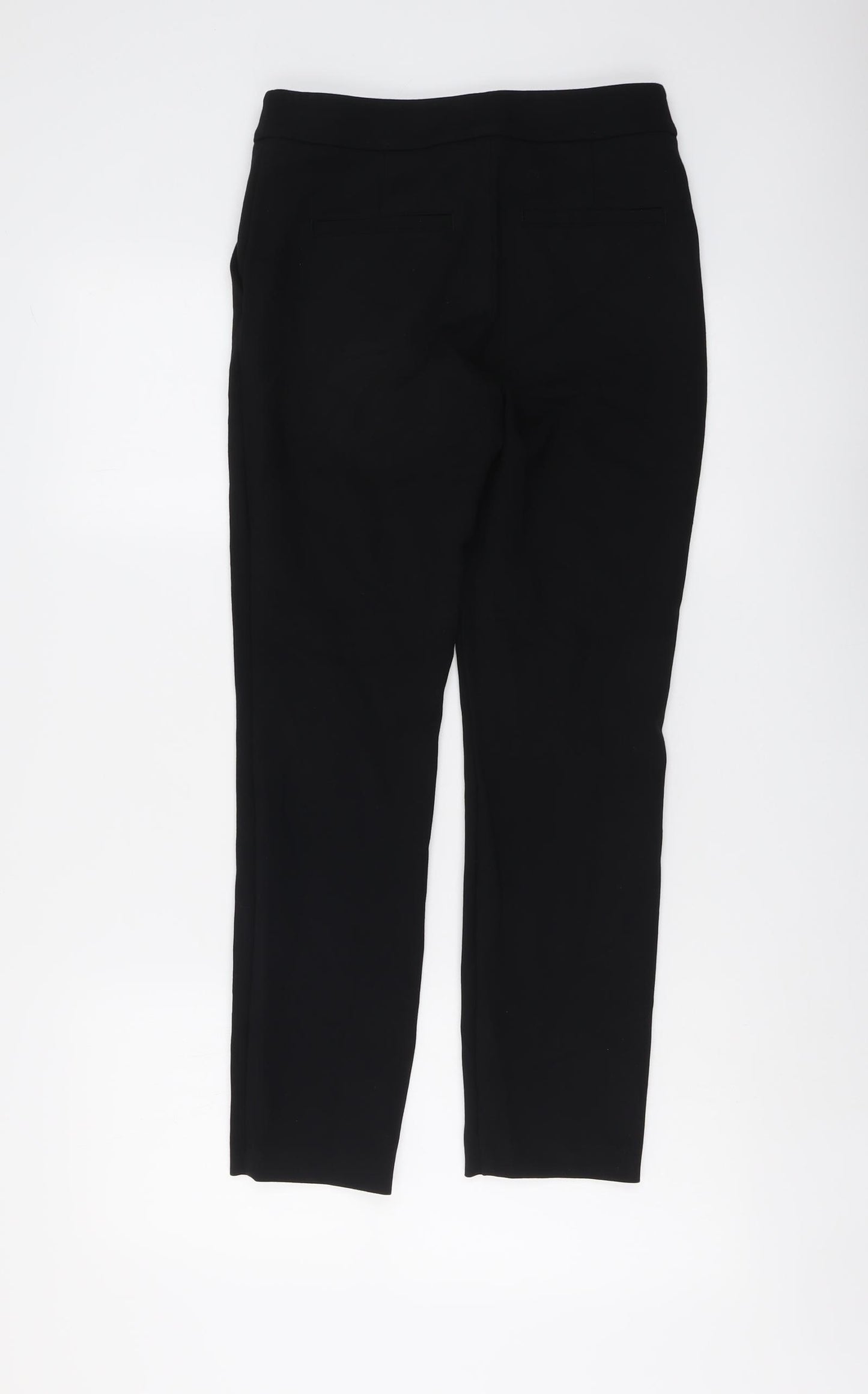 Boden Womens Black Viscose Dress Pants Trousers Size 8 L26 in Regular Button
