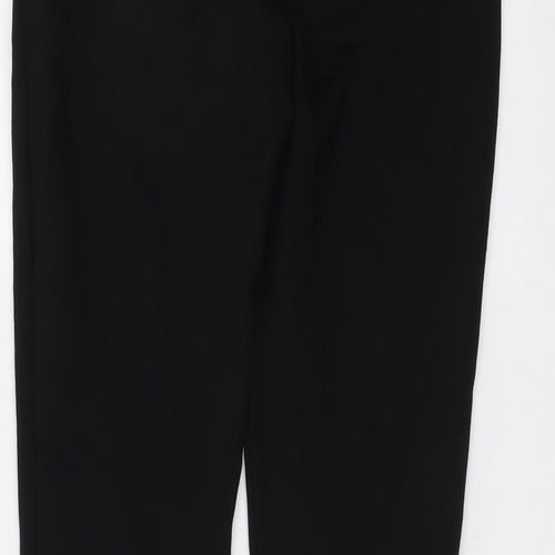 Boden Womens Black Viscose Dress Pants Trousers Size 8 L26 in Regular Button