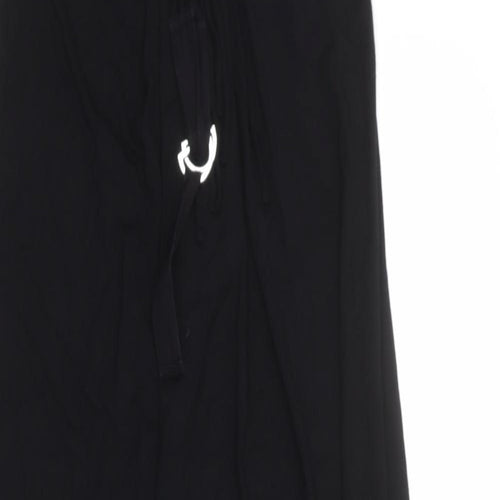 Karen Millen Womens Black Viscose Maxi Size 10 Sweetheart Pullover - Strapless
