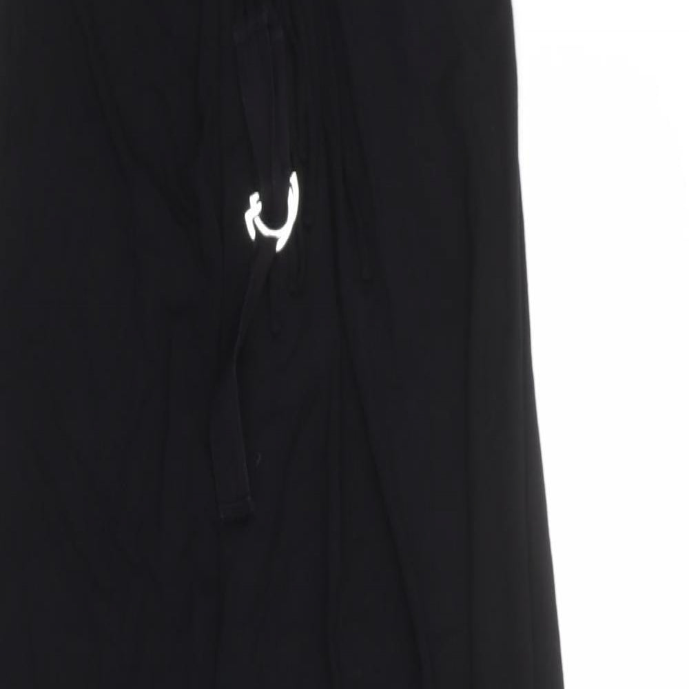 Karen Millen Womens Black Viscose Maxi Size 10 Sweetheart Pullover - Strapless