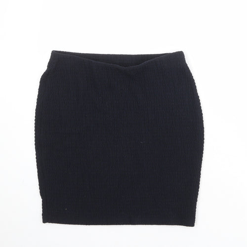 Marks and Spencer Womens Black Polyester Bandage Skirt Size 10